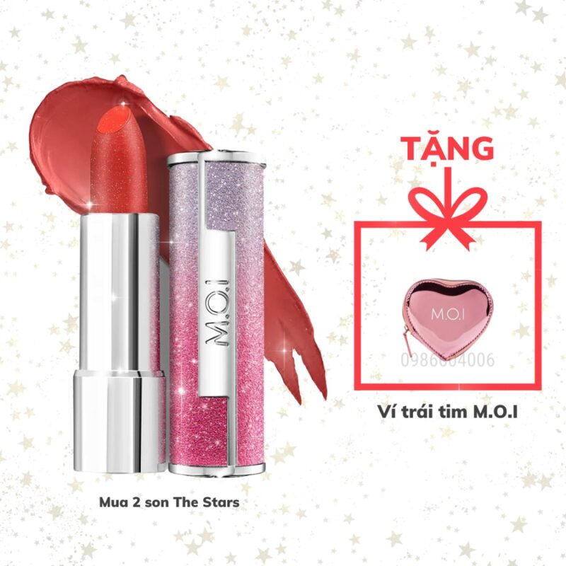 mua 2 son the stars tặng ví trái tim moi myphammoivn