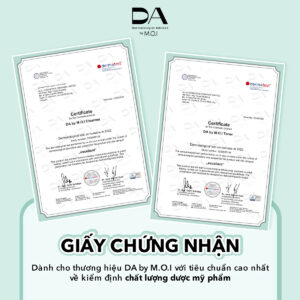giấy chứng nhận DA BY M.O.I