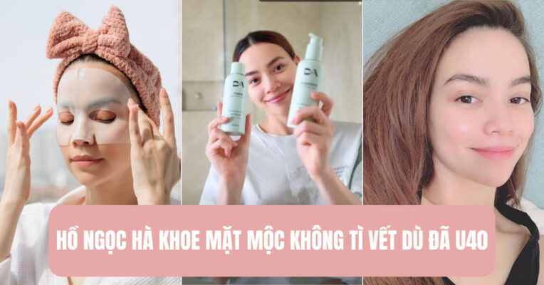HỒ NGỌC HÀ KHOE MẶT MỘC KHÔNG TÌ VẾT DÙ ĐÃ U40 (1)