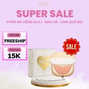 [VOUCHER 15K] PHẤN MÁ HỒNG M.O.I PHIÊN BẢN MÙA LỄ HỘI No.4 – Sweet Baby Rose - Cam Quả Mơ