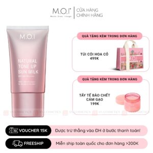 KEM CHỐNG NẮNG NÂNG TONE NATURAL TONE UP SUN MILK M.O.I 40ML
