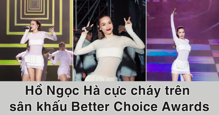 Hồ Ngọc Hà khoe thần thái, diễn cực cháy trên sân khấu Better Choice Awards (1)