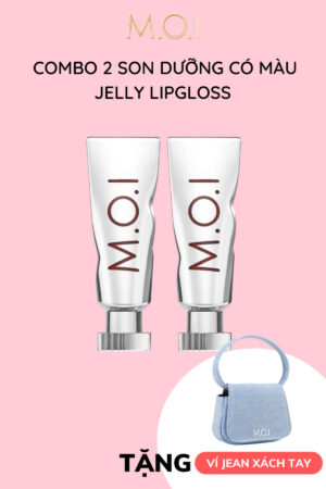 combo son dưỡng có màu jelly lipgloss m.o.i