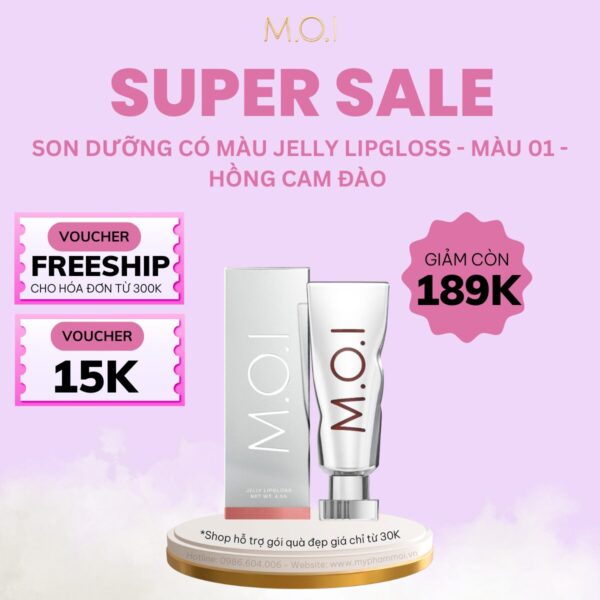 son dưỡng m.o.i no.1 hồng cam đào