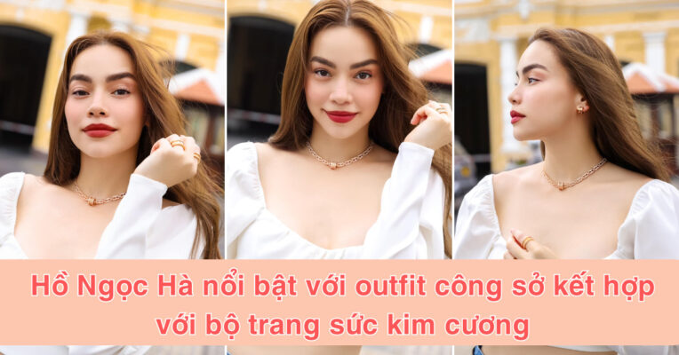 Hồ Ngọc Hà nổi bật với outfit công sở kết hợp bộ trang sức kim cương (1)