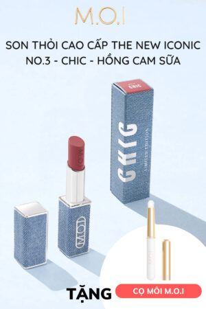 son thỏi m.o.i the new iconic no.3 hồng cam sữa