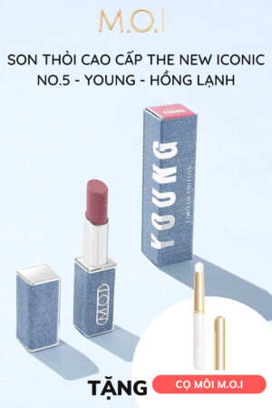 son thỏi m.o.i the new iconic no5 hồng lạnh