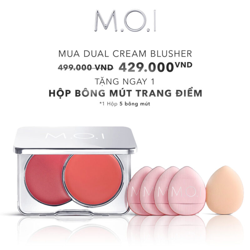 Má hồng kem M.O.I Dual Cream Blusher (3)