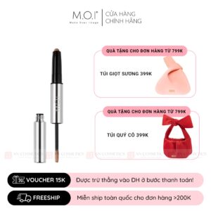 bút trang điểm 2 đầu m.o.i