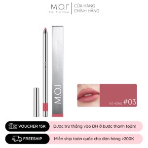 chì kẻ viền môi m.o.i no.3 đỏ hồng