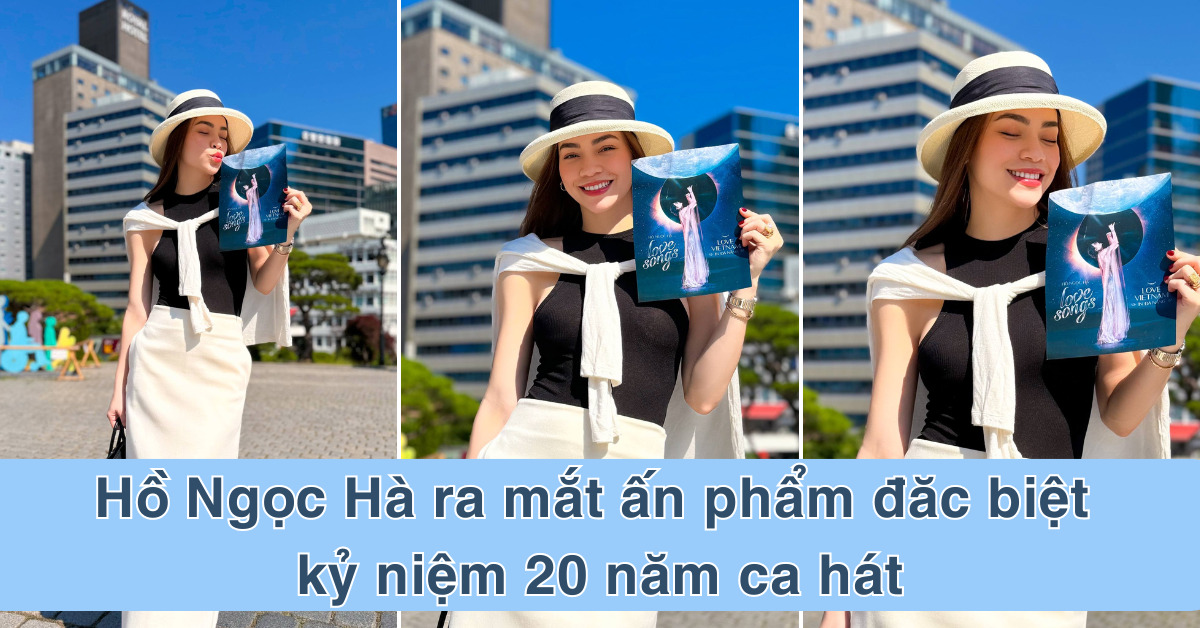 hồ ngọc hà ra mắt ấn phẩm kỷ niệm 20 năm ca hát