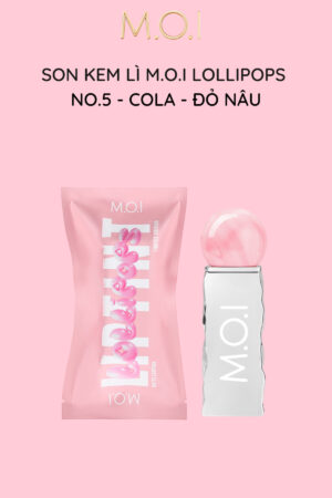 son kem lì m.o.i lollipops No.5 - cola - đỏ nâu (1)