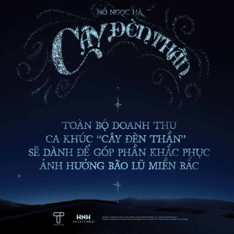 Hồ Ngọc Hà dùng toàn bộ doanh thu MV mới để giúp đỡ người dân sau bão Yagi tại miền Bắc