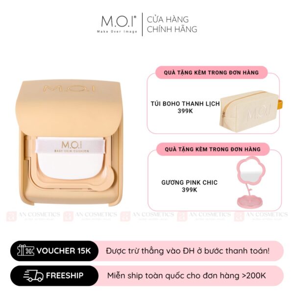 phấn nước m.o.i baby skin cushion