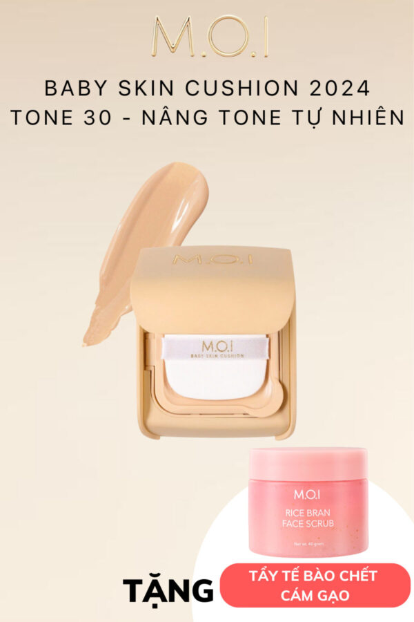 phấn nước moi baby skin cushion phiên bản 2024 tone 30 - nâng tone tự nhiên (2)