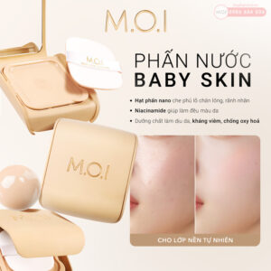 review phấn nước m.o.i baby skin cushion phiên bản mới 2024 có tốt không (3)