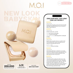 review phấn nước moi baby skin cushion phiên bản mới 2024 có tốt không