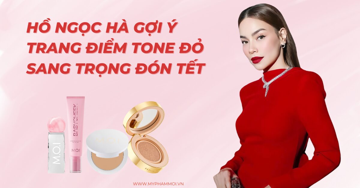 Hồ Ngọc Hà gợi ý trang điểm tone đỏ sang trọng đón Tết (1)