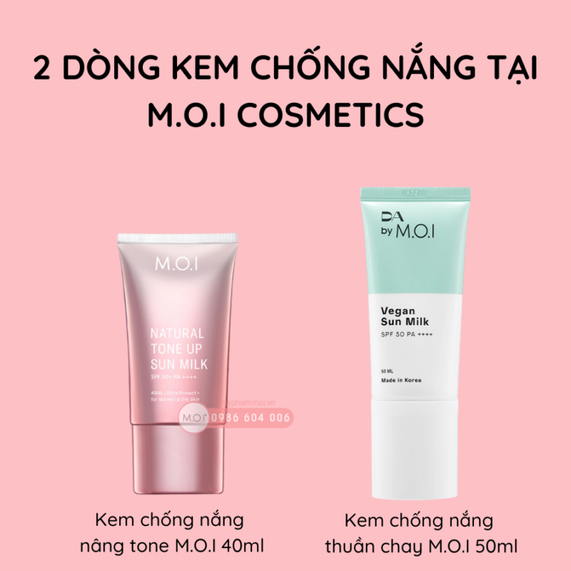 kem chống nắng m.o.i cosmetics