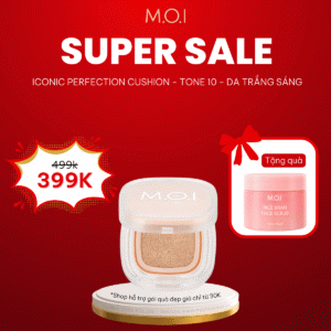 phấn nước m.o.i iconic perfection cushion tone 10 da trắng sáng