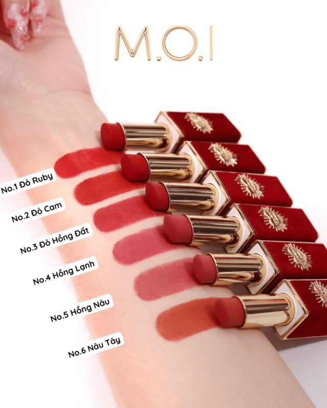 bảng màu son queen