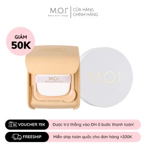 combo phấn nước m.o.i baby skin và phấn phủ m.o.i