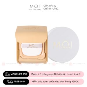 Bộ Đôi Phấn Nước Baby Skin Cushion Và Phấn Phủ M.O.I