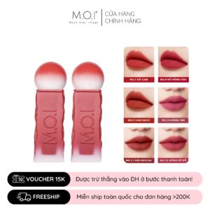 set 2 son tint lì m.o.i cotton candy