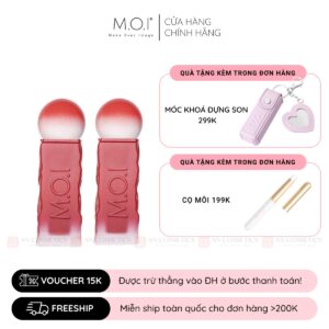 Set 2 Son Tint Lì M.O.I Cotton Candy (tổng đơn >799K tặng thêm quà)