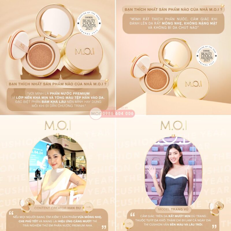 phấn nước M.O.I có bị xuống tone màu không (2)