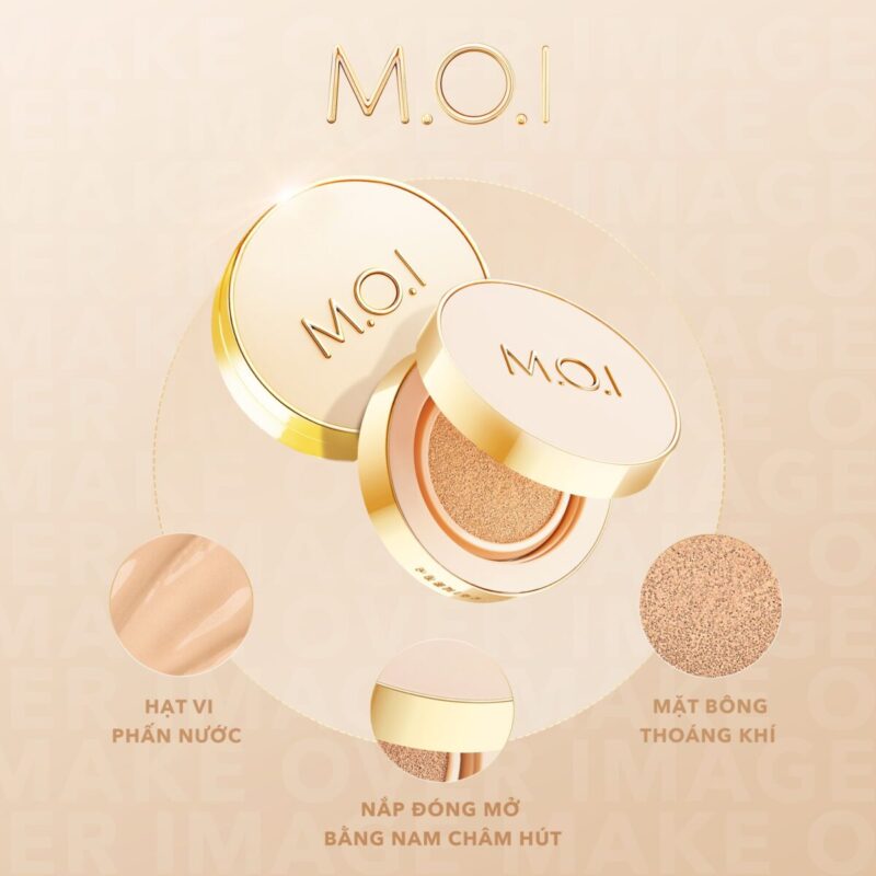 phấn nước M.O.I có bị xuống tone màu không