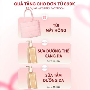 quà tặng cho đơn từ 899k - m.o.i cosmetics