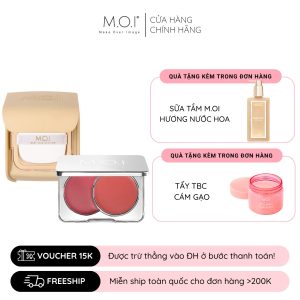combo phấn nước m.o.i baby skin và má hồng kem m.o.i