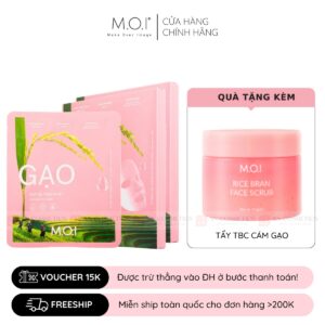 mặt nạ gạo m.o.i hồ ngọc hà