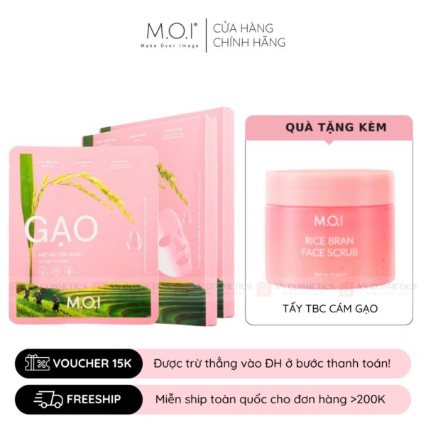mặt nạ gạo m.o.i hồ ngọc hà