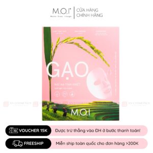 mặt nạ gạo m.o.i hydrogel phiên bản cải tiến mới 1