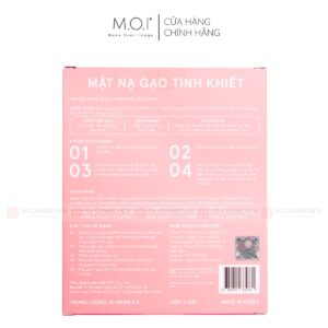 mặt nạ gạo m.o.i hydrogel phiên bản cải tiến mới 2