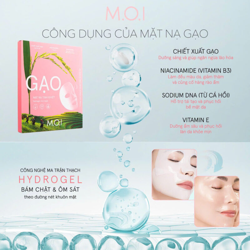 mặt nạ gạo m.o.i phiên bản mới