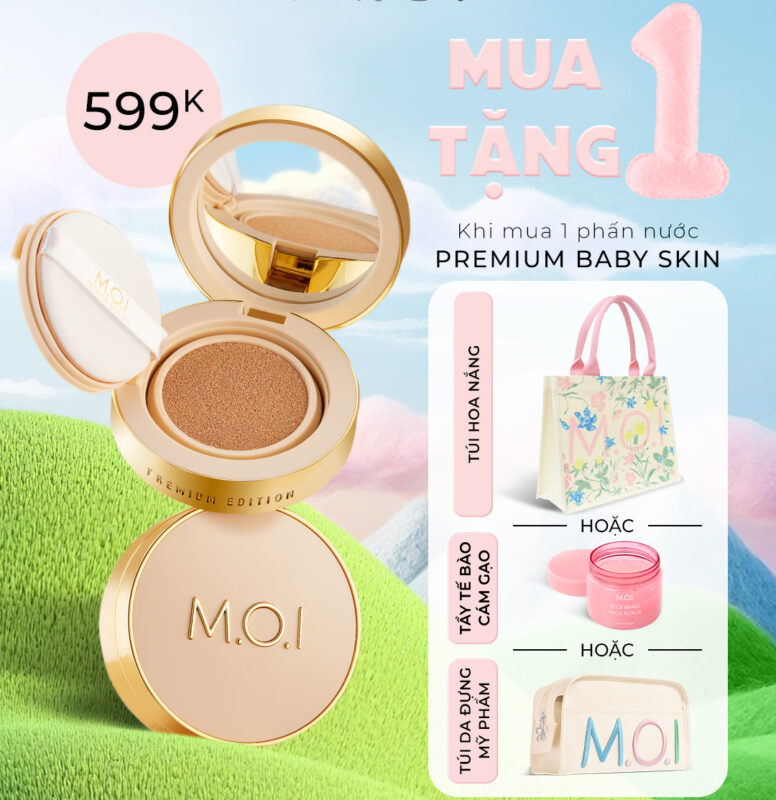 phấn nước Premium baby skin cushion m.o.i hồ ngọc hà