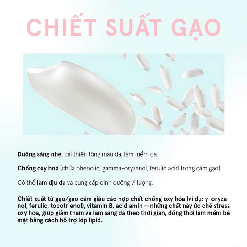 phân tích thành phần mặt nạ gạo m.o.i phiên bản cải tiến mới 3