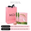 set 2 hộp mặt nạ gạo m.o.i hồ ngọc hà kèm túi giấy m.o.i