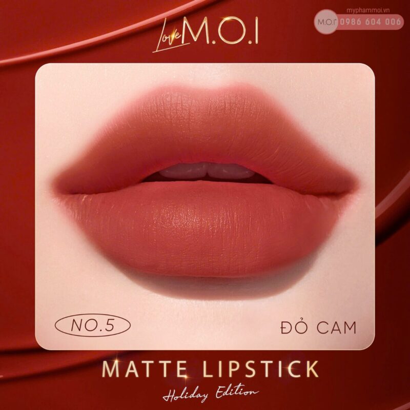 review bảng màu son thỏi love m.o.i cho da ngăm 2