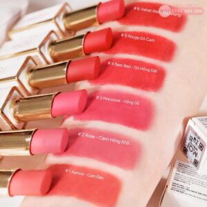 review chi tiết bảng màu son thỏi love m.o.i holiday 1