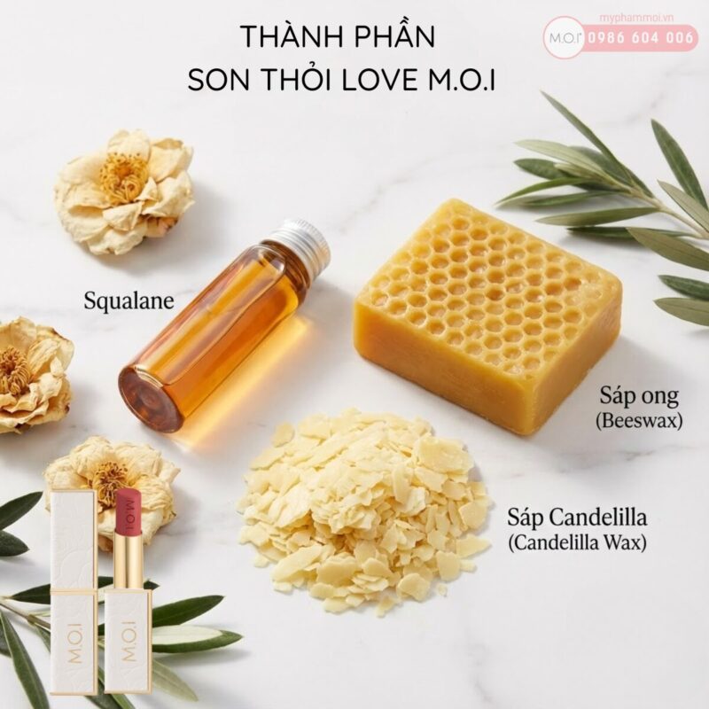 thành phần son thỏi love m.o.i holiday