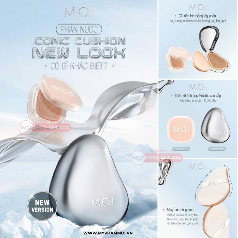 review phấn nước moi iconic phiên bản mới 1