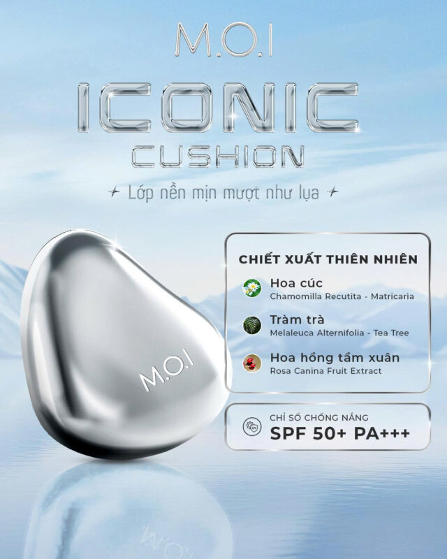 thành phần phấn nước m.o.i iconic phiên bản mới