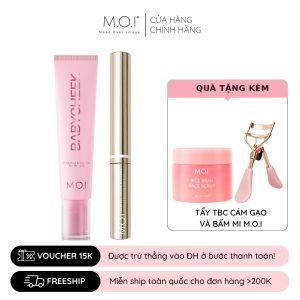 combo má hồng sữa và mascara m.o.i